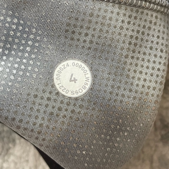 Lululemon Seawheeze Swift Speed High-Rise Crop 21" Elation Foil Diamond Dye Gunm - Picture 9 of 13